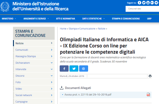 Corso online per docenti per potenziare le competenze digitali