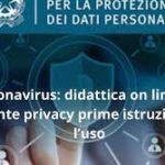 Indicazioni del Garante sulla Didattica a Distanza